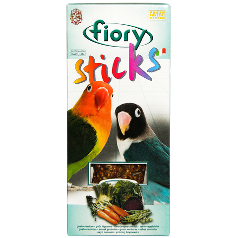 FIORY палочки для средних попугаев Sticks с овощами 2х60 г