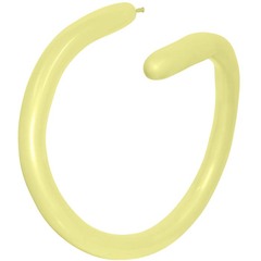 Шар S ШДМ 260/ 5*150 см, Пастель Макарунс, Светло-желтый (620), 10 шт.