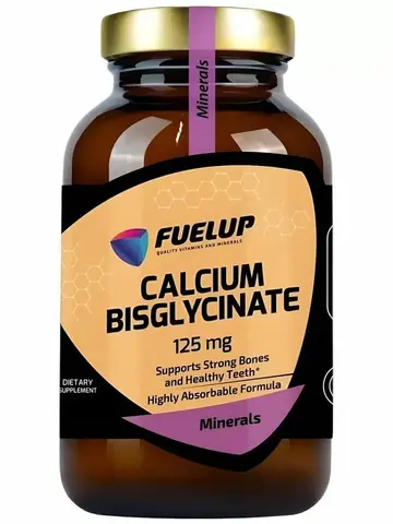 Кальций Calcium Bisglycinate 125 mg Fuel-Up, 120 капсул