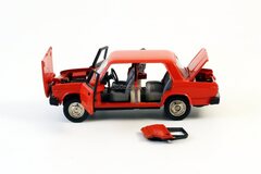 VAZ-2105 Lada red with black bottom 1:43 Agat Mossar Tantal