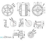 T-Motor MN3110 KV780 (9-12", 3-6S, 1.2 кг)