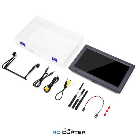 FPV монитор Hawkeye Captain X 10.2", 1024*600, 3in1 1.2G 3.3G 4.9G 5.8G 6G, 240CH (8*3 DIY channel), AV IN, DVR, tracking mode