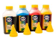Комплект пигментных чернил OCP для картриджей HP 970/971. (OCP BKP260, CP260, MP260, YP260 - 4 х 500мл.) Для принтеров HP Officejet Pro x451dn, x551dw, x476dn, x576dw.