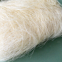 Сизаль - натуральное волокно, наполнитель для подарков, для рукоделия, пакет 100 грамм.