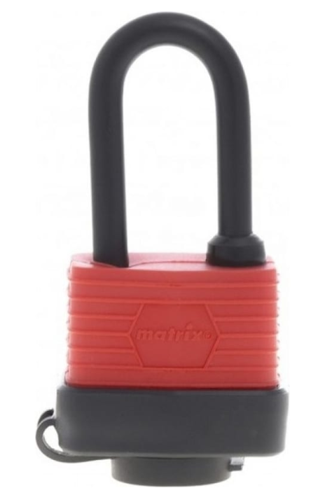 Замок навесной всепогодный, 40мм удлинённая дужка// MATRIX