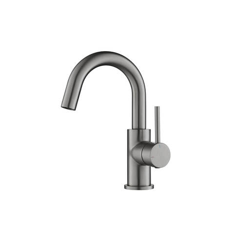 Aquatek AQ1307BGM AQ1307BGM ЕВРОПА смеситель для раковины, без донного клапана, шлиф. черный хром
