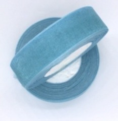Лента органза, ш. 2,5 см, голубой