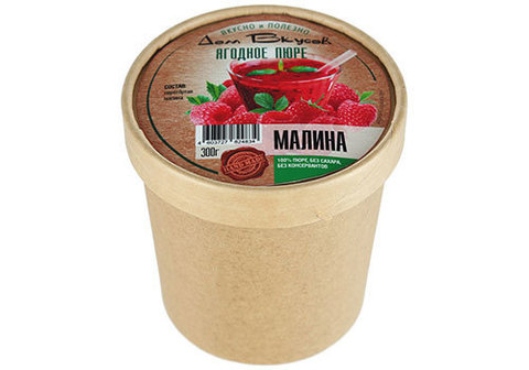 Малиновое пюре без сахара  "Дом Вкусов", 300г