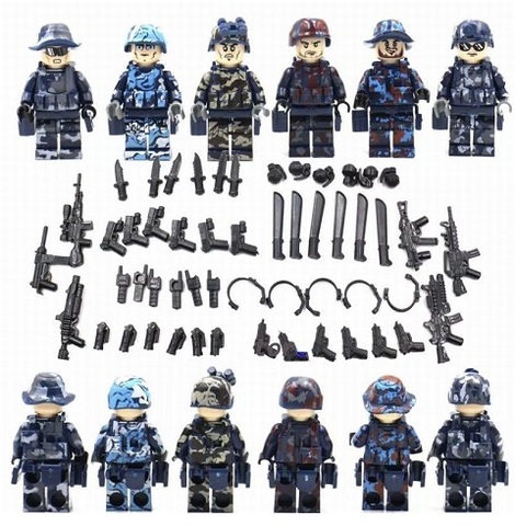 Минифигурки Военных Полиция SWAT серия 304