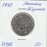 V1796 1993 Намибия 50 центов