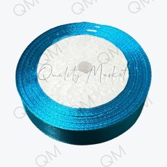 Лента атласная 2 см 25 ярдов (бирюзовая) №047