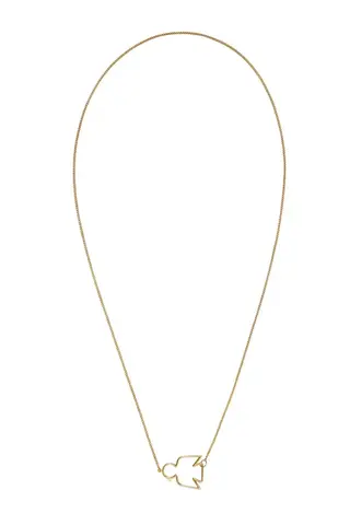 Подвеска ПТИЦА позолота