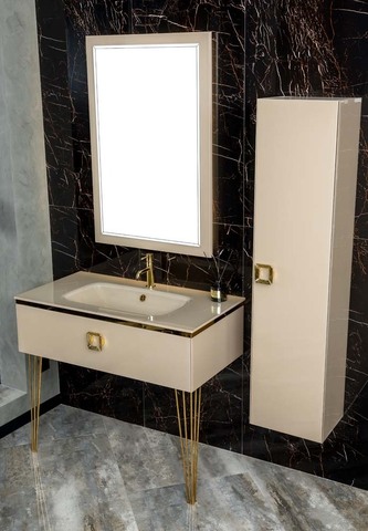 Boheme Lucido 852-100-LIGHT GOLD Столешница, цвет: золото