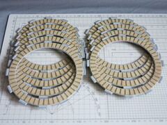 Диски сцепления 9шт.Suzuki VL1500 T Boulevard Intruder D120/148mm s3.1 12t