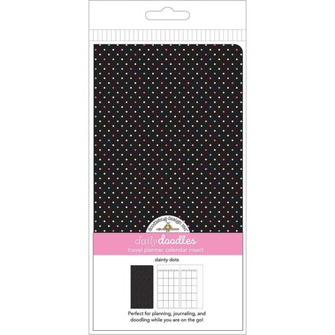 Набор блокнотов для тревелбука  - 11х21 см Doodlebug Planner Inserts -Dainty Dots Daily Doodles Calendar- 2 шт