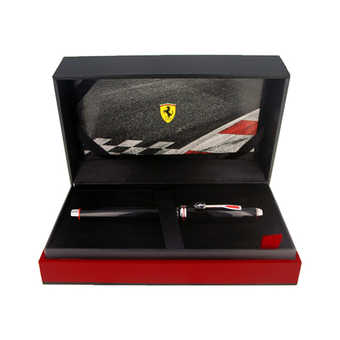 Ручка-роллер Cross Townsend, Ferrari Glossy Black Lacquer/Rhodium (FR0045-56)