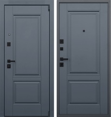 Входная дверь в квартиру АСД Викинг НЕОКЛАССИКА» ELIT Графит / Графит