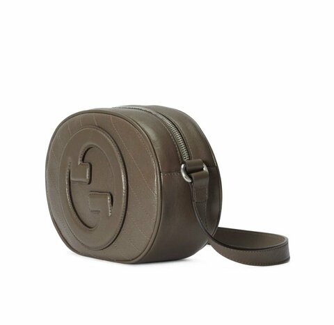 Сумка через плечо Gucci Blondie из кожи коричневый