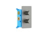 Aquatek AQ1393BGM AQ1393BGM ЕВРОПА термостатический смеситель для ванны 3 режима (внешняя и скрытая часть), шлиф. черный хром