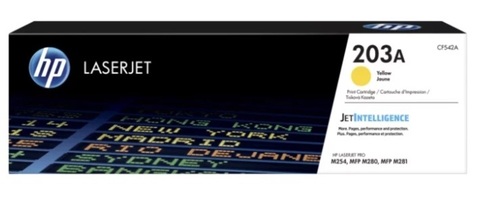 Оригинальный картридж HP CF542A 203A желтый