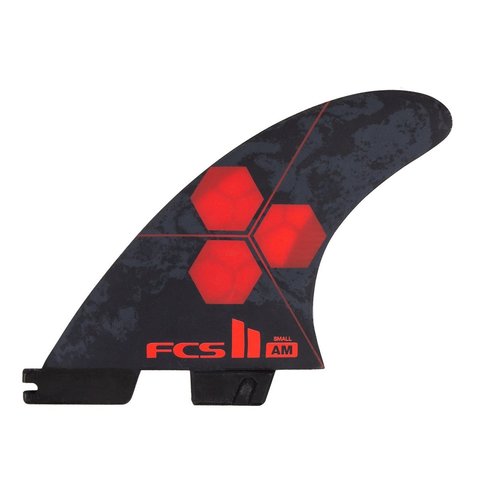 FCS II AM PC Small Red Tri Retail Fins