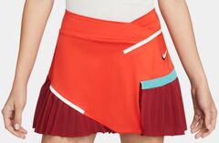 Юбка теннисная Nike Dri-Fit Spring Court Skirt W - habanero red/pomegranate/white