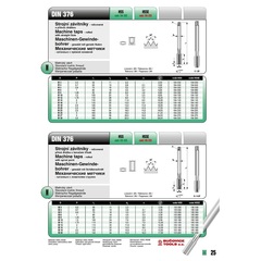 Метчик М16х2,0 (Машинный) DIN376 HSS 6h(2N) B/4-6P 110мм a=9,0 Bucovice(CzTool) 105160