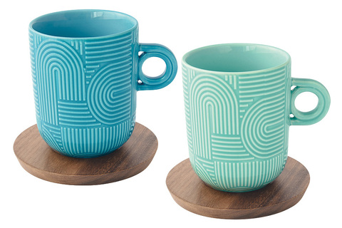 Набор кружек 2шт 350мл Easy Life Радуга el-r1780/tlo1