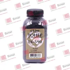 Тонер БУЛАТ s-Line TK-590 для Kyocera FS-C5250 (Чёрный, банка 130 г)