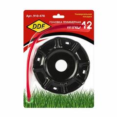 Головка триммерная DDE Wind 12 безразборная смена корда (крепление под гайку диска, 25,4 мм) (910-478)