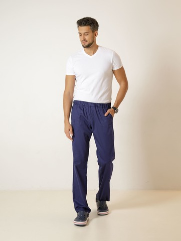 Брюки мужские м526 toray стретч темно-синийSZ6