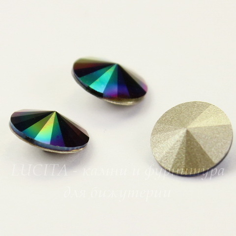1122 Rivoli Ювелирные стразы Сваровски Crystal Rainbow Dark (SS39) 8,16-8,41 мм