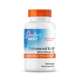Обогащенный Криль с Омега-3 из Криля Superba, Enhanced Krill Plus Omega3 with Superba 2, Doctor's best, 60 гелевых капсул 1