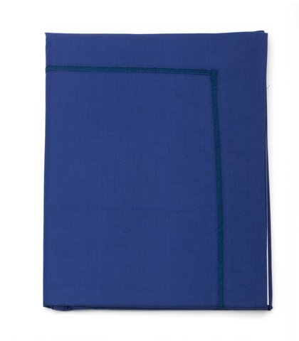 Наволочка 50х73 Blanc des Vosges Uni Navy перкаль