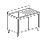 фото 2 ВАННА МОЕЧНАЯ APACH CHEF LINE LS127-55RWSD на profcook.ru