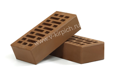 Кирпич лицевой Воротынский одинарный терракотовый, гладкий