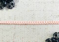 Тесьма пайетки на нитке, ш. 0,6 см