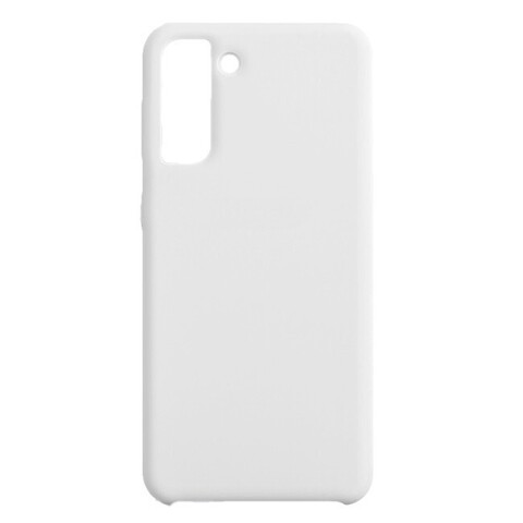 Силиконовый чехол Silicone Cover для Samsung Galaxy S21 Plus (Белый)