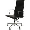 Офисное кресло Eames Ribbed EA 119 черная кожа