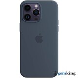 Apple Silicone Case with MagSafe iPhone 14 Pro Storm Blue (Темно-синий) MPTF3ZM/A