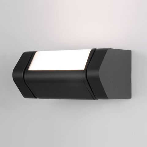 Уличный настенный светодиодный светильник Elektrostandard DORS 35163/D черный
