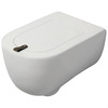 ArtCeram The One THV001 01 00 Унитаз, Artceram, The One, безободковый, тип установки-подвесной, ширина, мм-360, глубина, мм-520, высота, мм-370, форма чаши-овальная, выпуск-горизонтальный, без декора, материал-санфаянс, сиденье-необходимо заказать, к