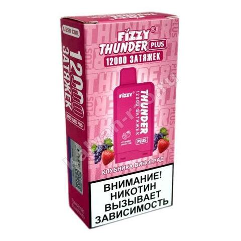 Картридж Fizzy Thunder Plus 12000 затяжек - Клубника Виноград
