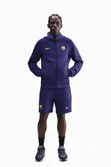 Кофта Nike FC Barcelona 25/26 Tech Fleece - фиолетовый