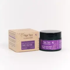 Крем-коктейль Alga Spa для лица ночной лифтинг эффект "Night face cream-coctail TIME FACTOR", 50 мл