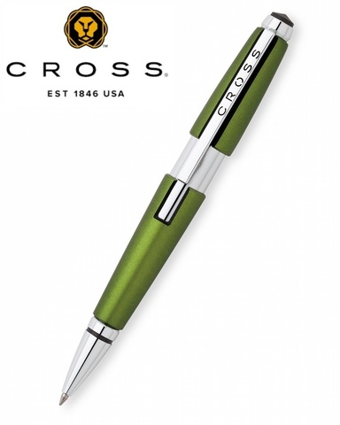 Ручка-роллер Cross Edge без колпачка . Цвет - зеленый. ( AT0555-4 )