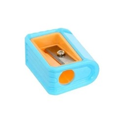 Набор точилок для карандашей 4 шт, разборных двуцветных, MC-Basir, точилка на 1 отверстие