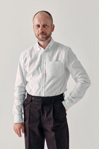 Рубашка OCBD белая