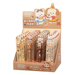 Нож канцелярский-авторучка Jiandan для творчества с фигурной насадкой