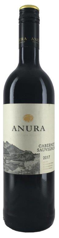 Вино Анура Каберне Совиньон сухое красное з.г.у регион Симонсберг-Паарл 0,75л.
